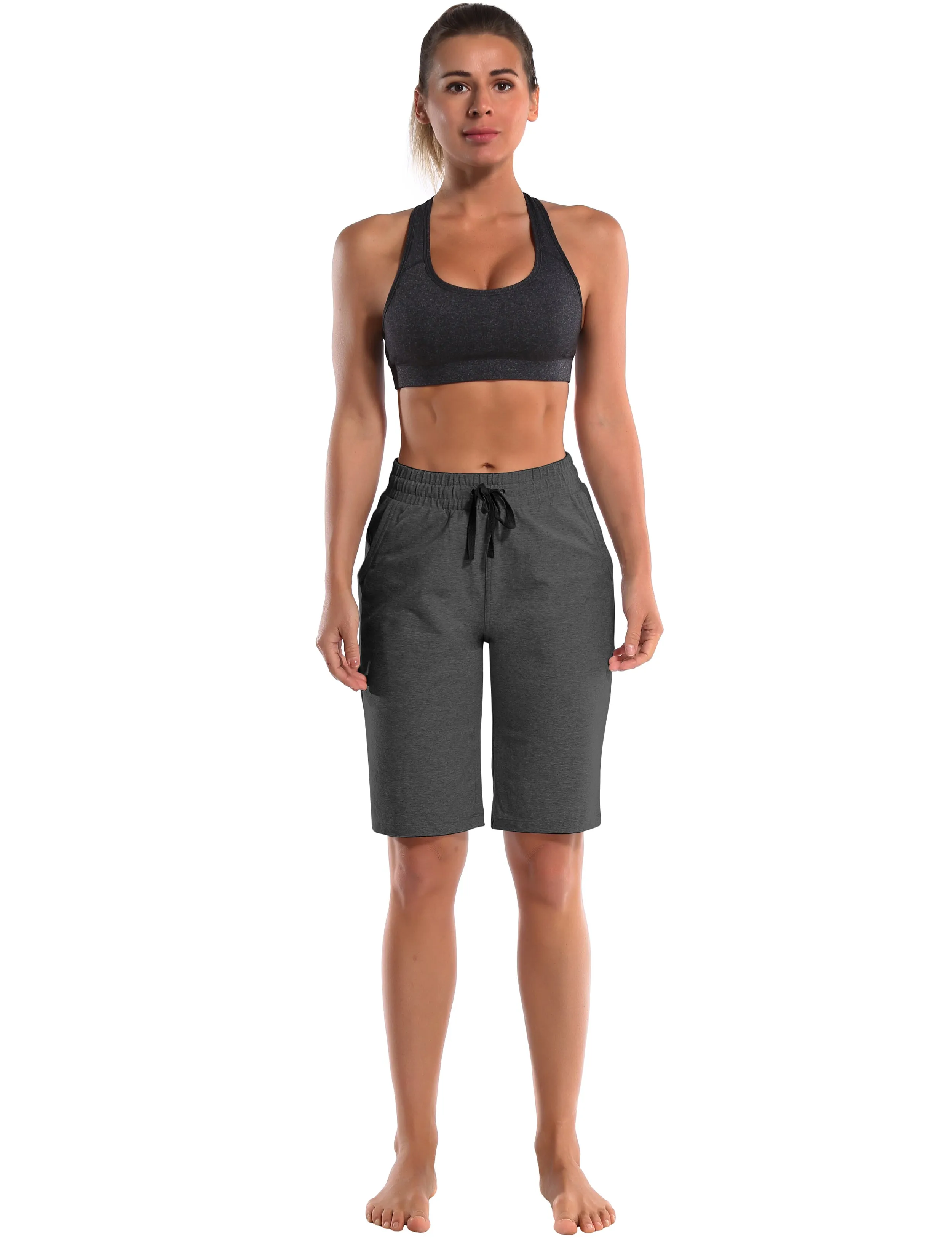 10" Joggers Shorts heathercharcoal_Running