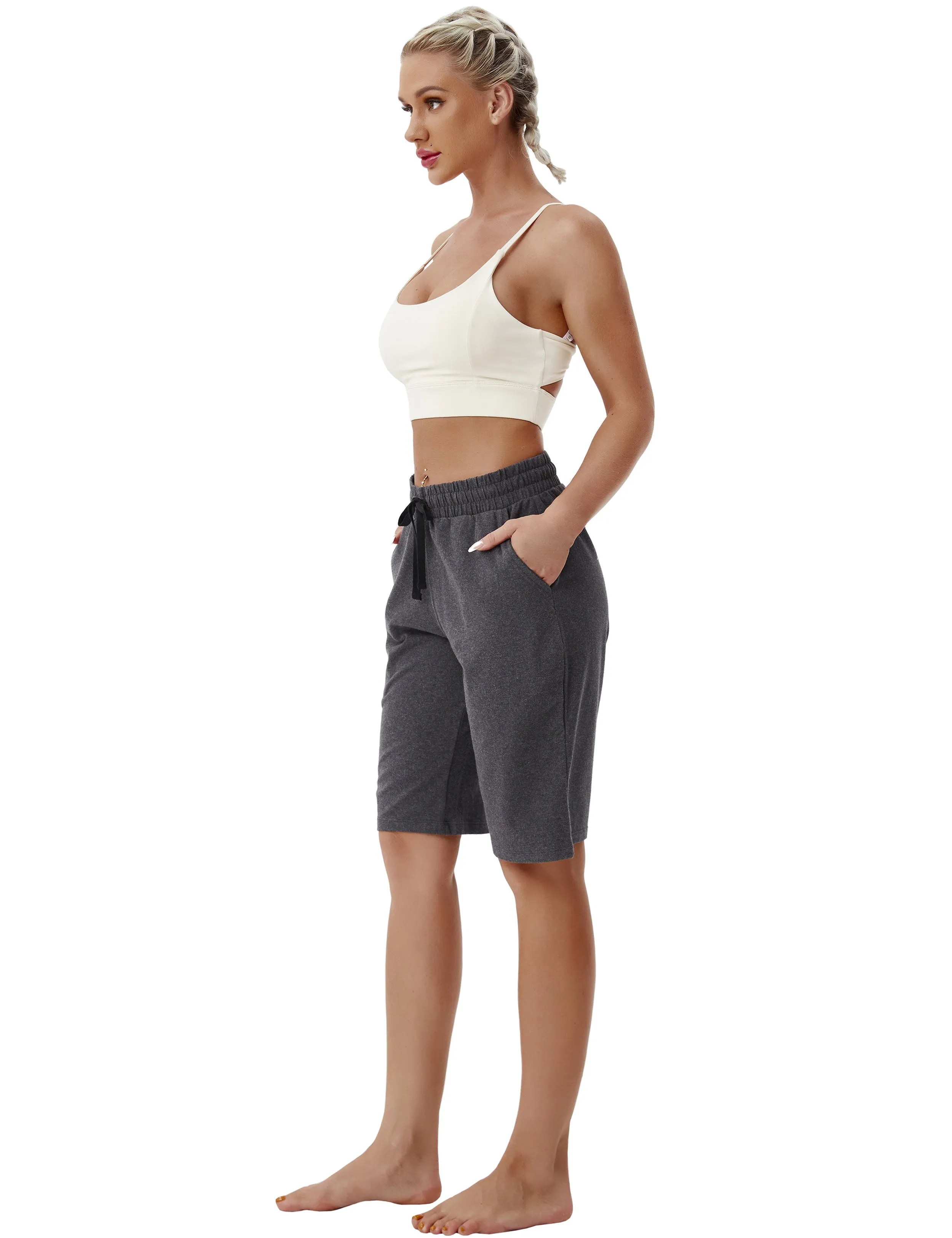 10" Joggers Shorts heathercharcoal_Running