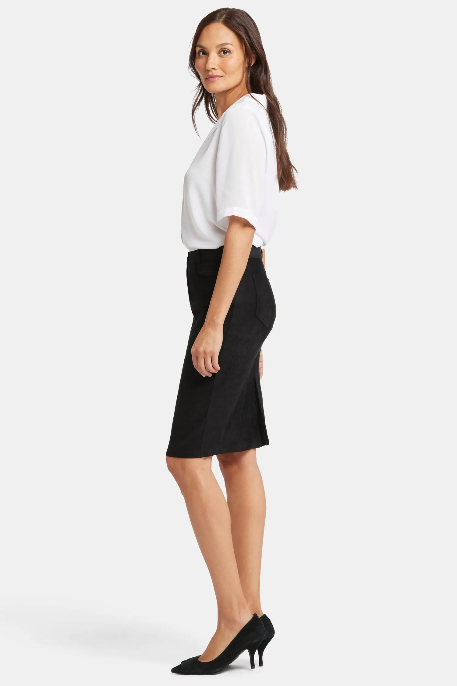 5-Pocket Pencil Skirt - Black