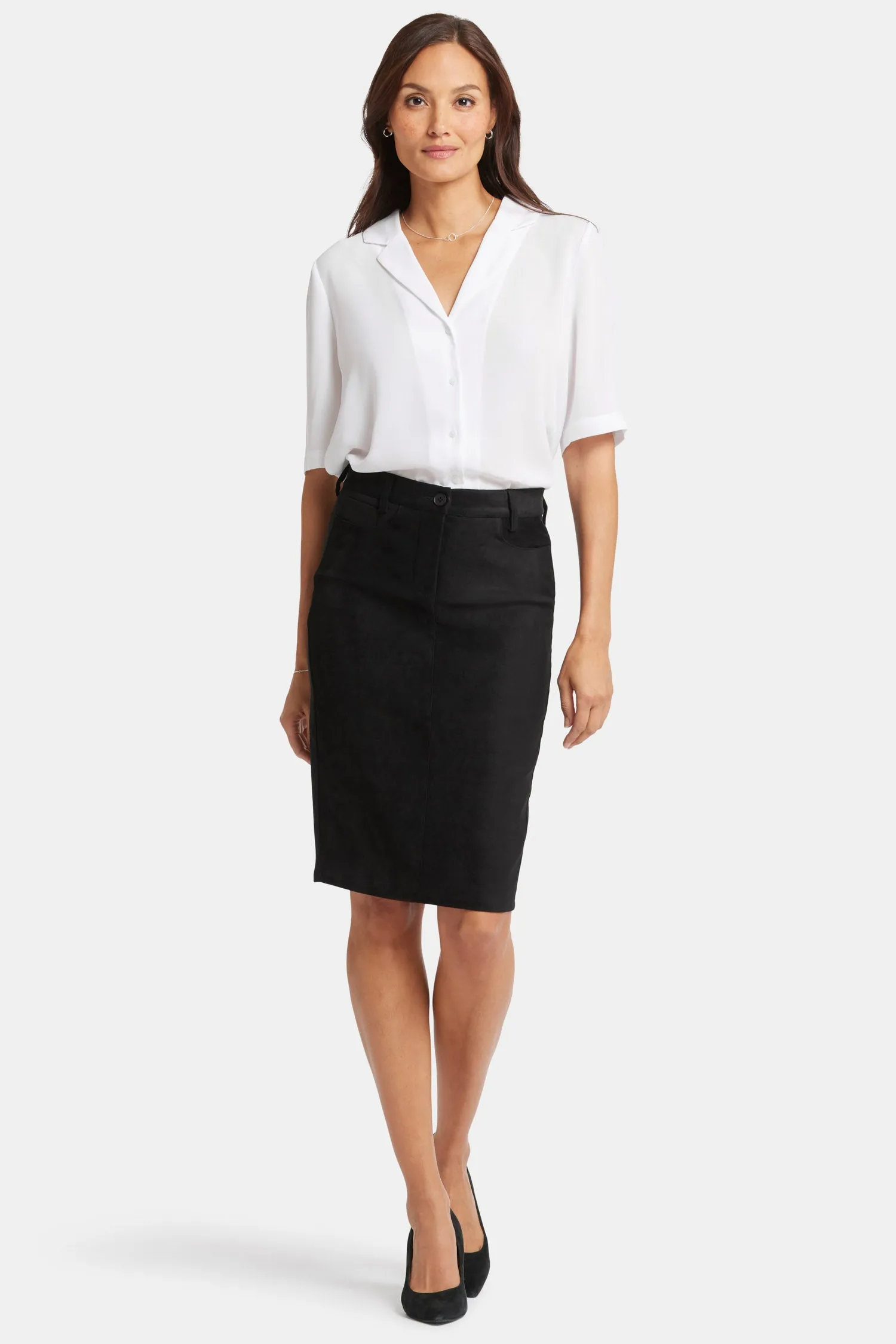 5-Pocket Pencil Skirt - Black