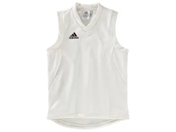 Adidas Chalk Sleeveless Cricket Sweater