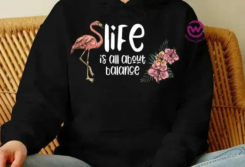 Adult Hoodies -FLAMINGO-C