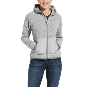 Ariat Ladies Polartec® Flou Full Zip Heather Grey Hoodie 10032668