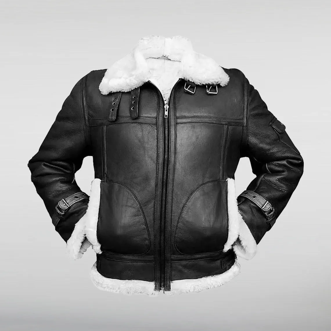 B3 Aviator Black Jacket