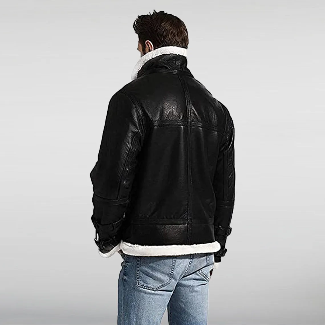 B3 Aviator Black Jacket