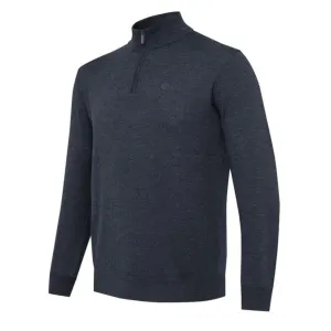 Beretta MERINO HALF ZIP SWEATER Ebony