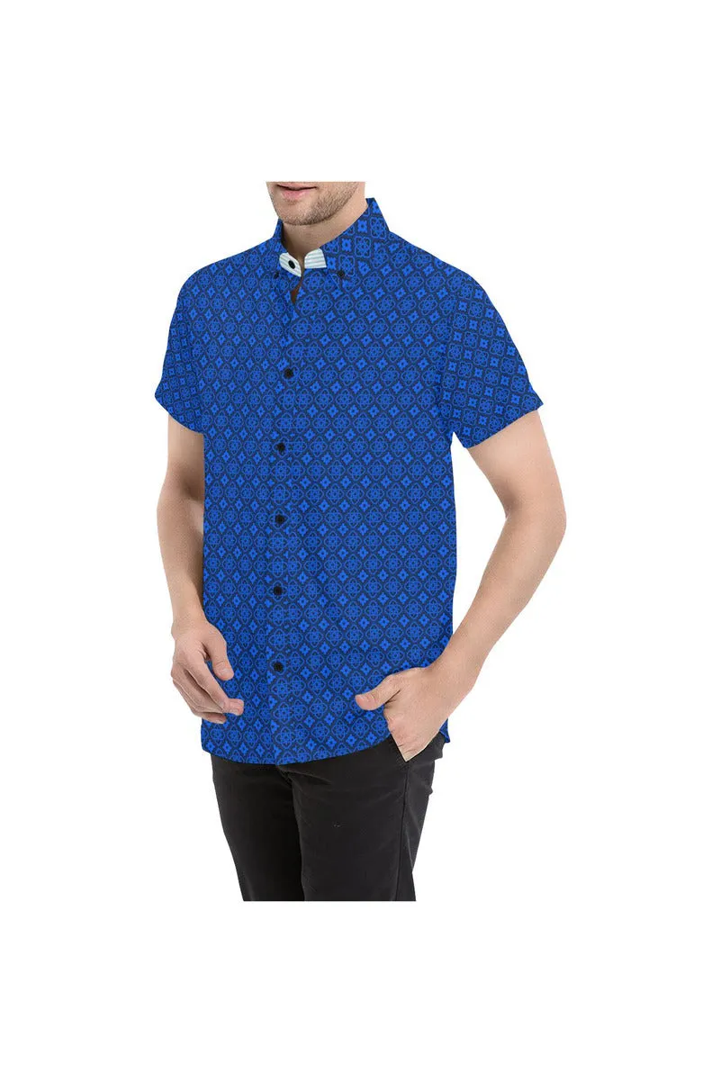 Blue Labyrinth Short Sleeve Shirt