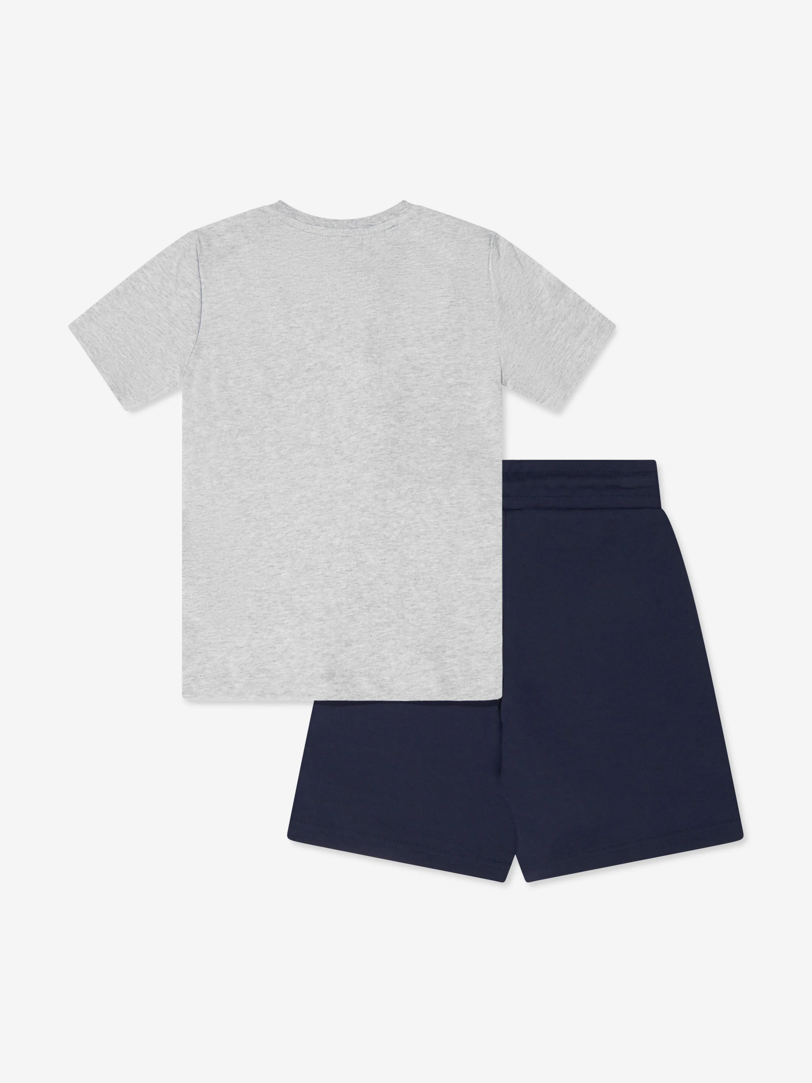 BOSS Boys T-Shirt And Shorts Set in Grey