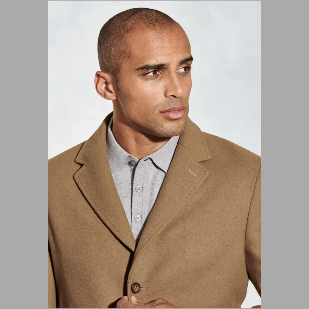 Brook Taverner Hutchinson Camel Car Coat--