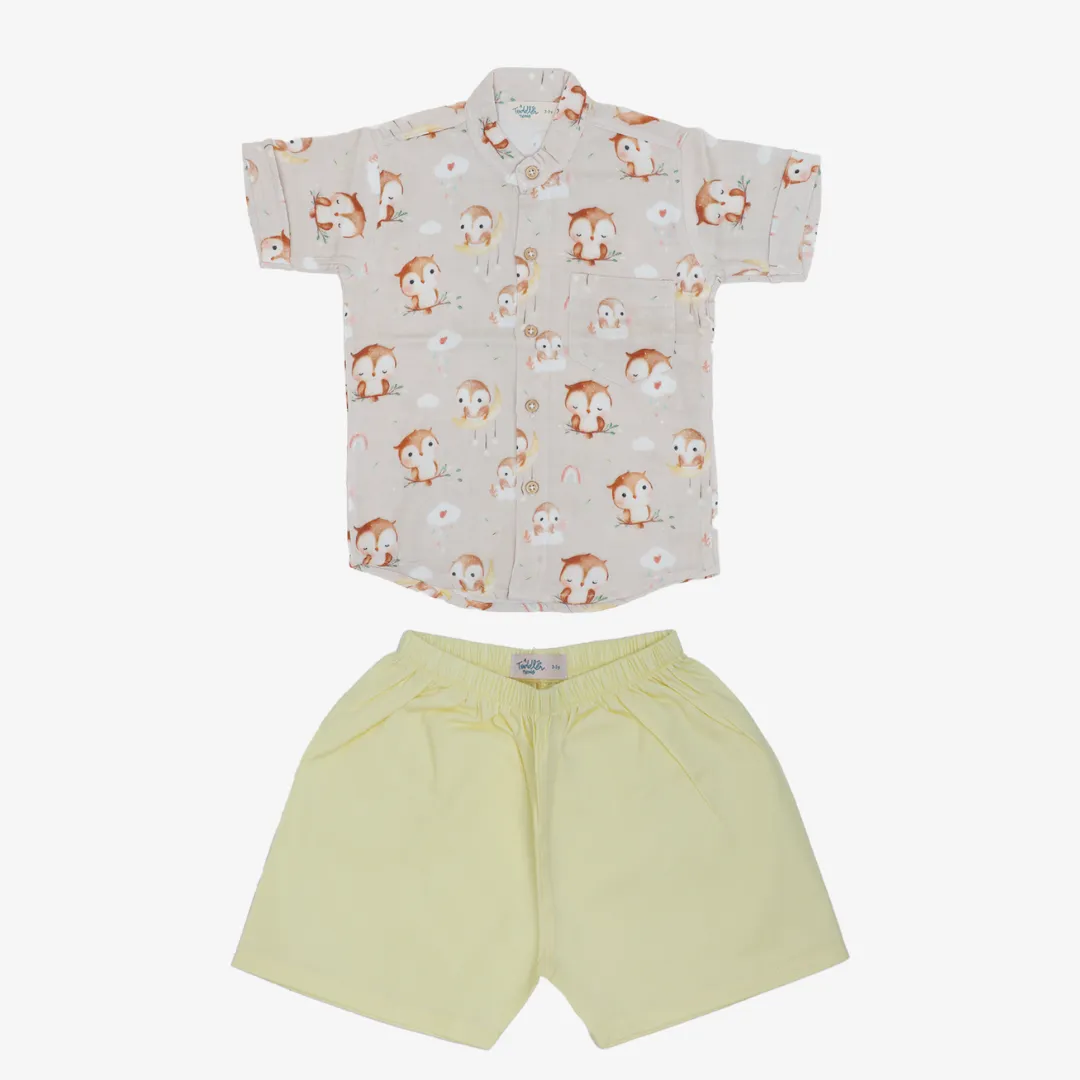 Bunny Rides - Muslin Top and Shorts for kids