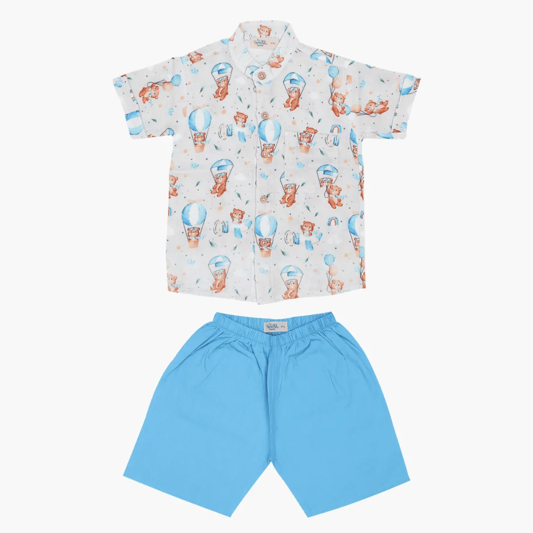 Bunny Rides - Muslin Top and Shorts for kids