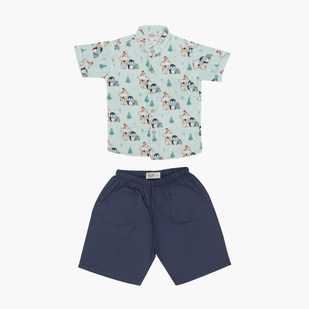 Bunny Rides - Muslin Top and Shorts for kids