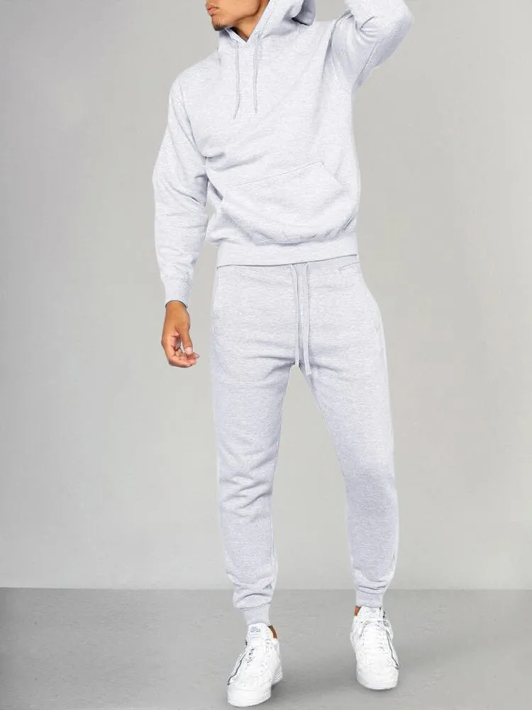 Casual Athleisure Hoodie Set