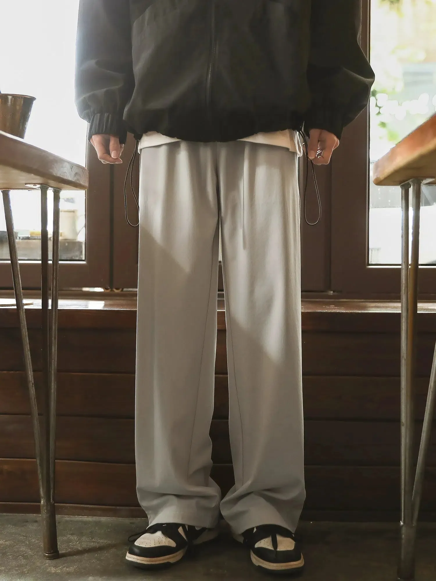 Casual Wide-Leg Pants