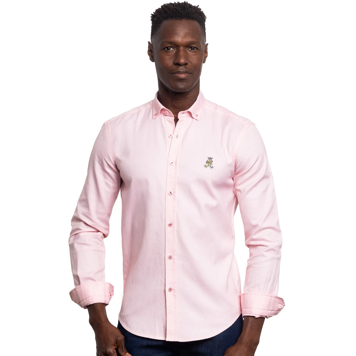 Colores Edition Oxford FROG Shirt - Pink