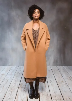 Elegant Camel Wool Overcoat for Ultimate Comfort and Fashion