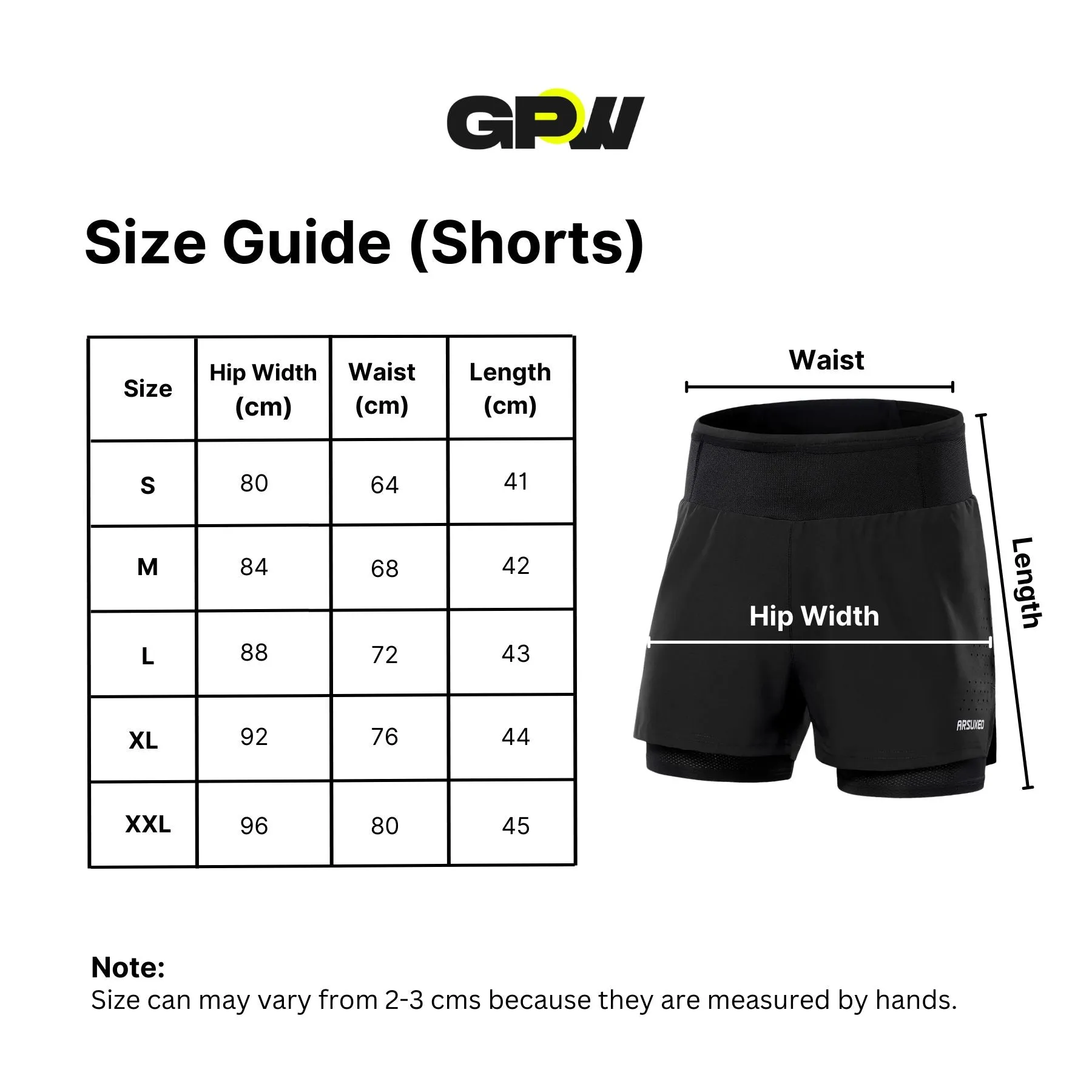 GPW Men's Gym Shorts with Pockets - Compression Athletic Tights