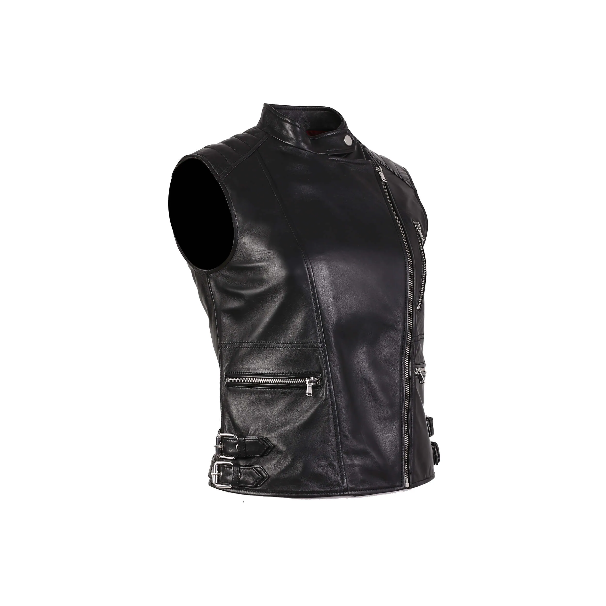 Katy Womens Bodacious Leather Vest