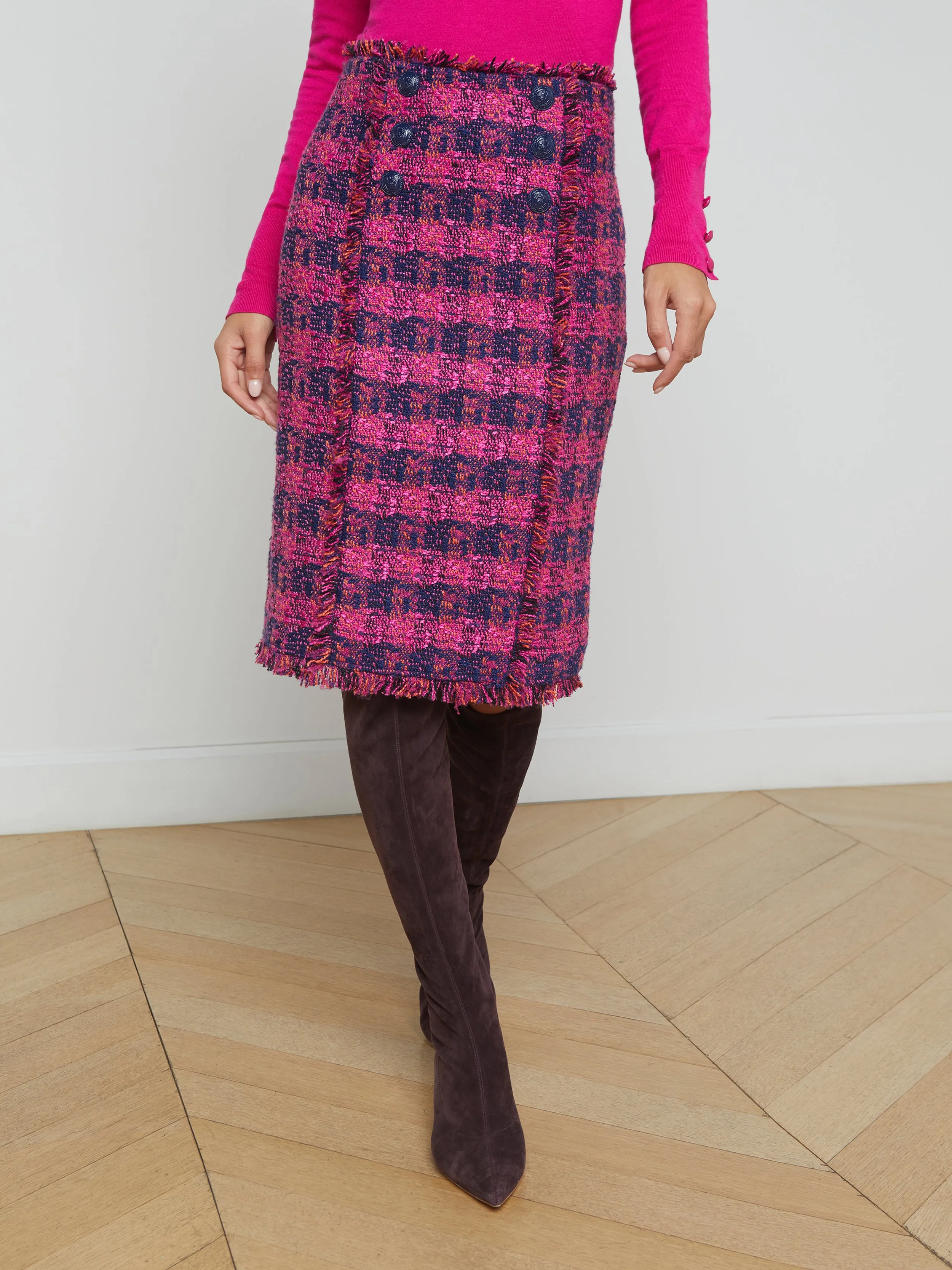 Kitty Tweed Pencil Skirt