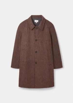 London Cloth Co. Brick Tweed Overcoat