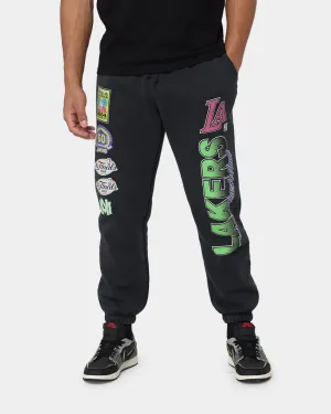 Mitchell & Ness Los Angeles Lakers Neon Champs Sweatpants Faded Black