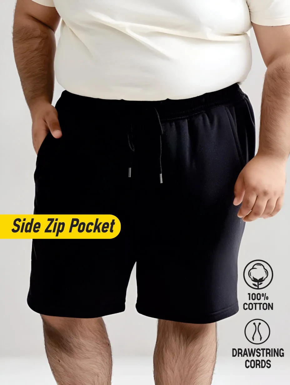 Pack of 3 cotton plus size shorts