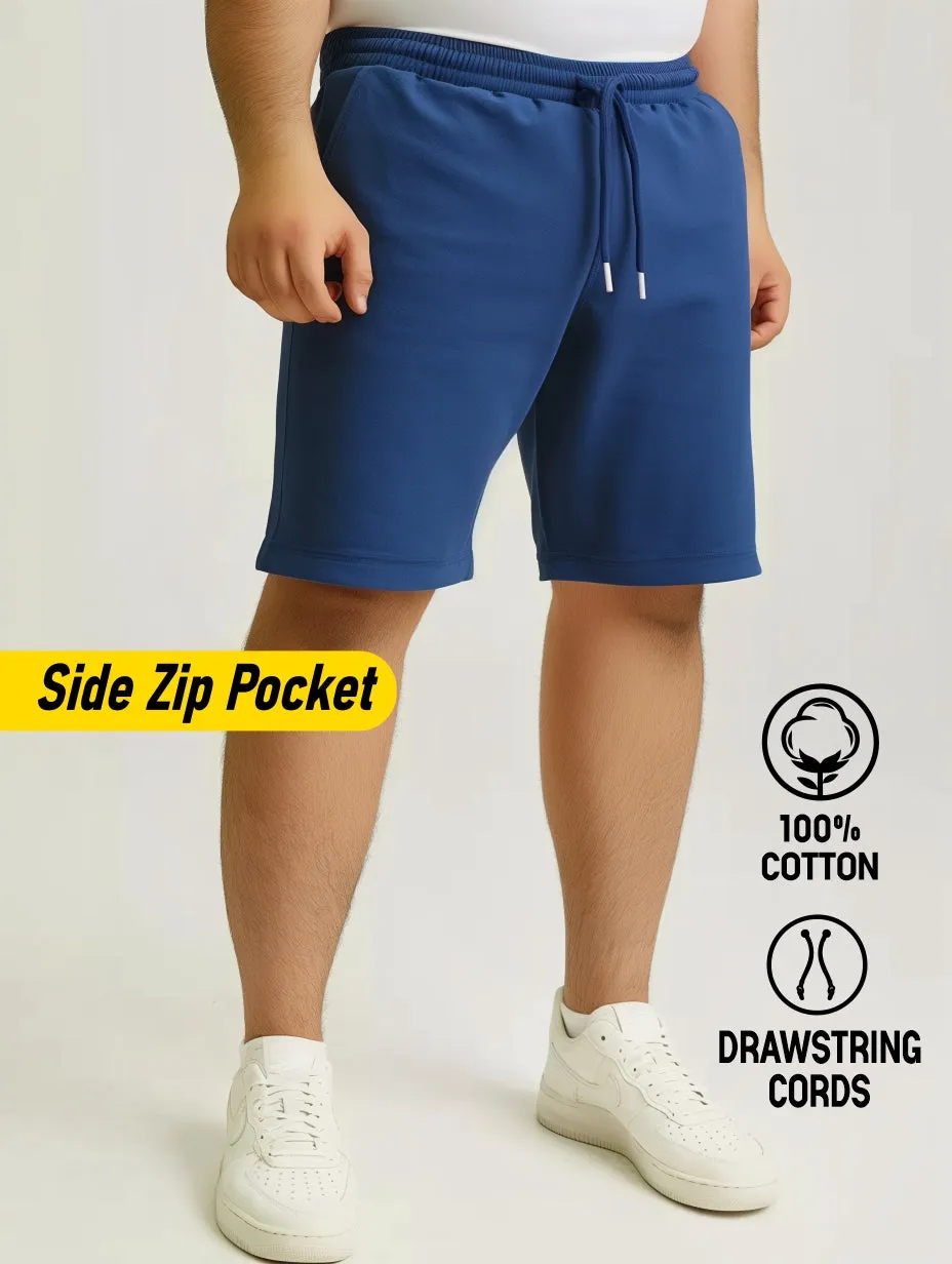 Pack of 3 cotton plus size shorts