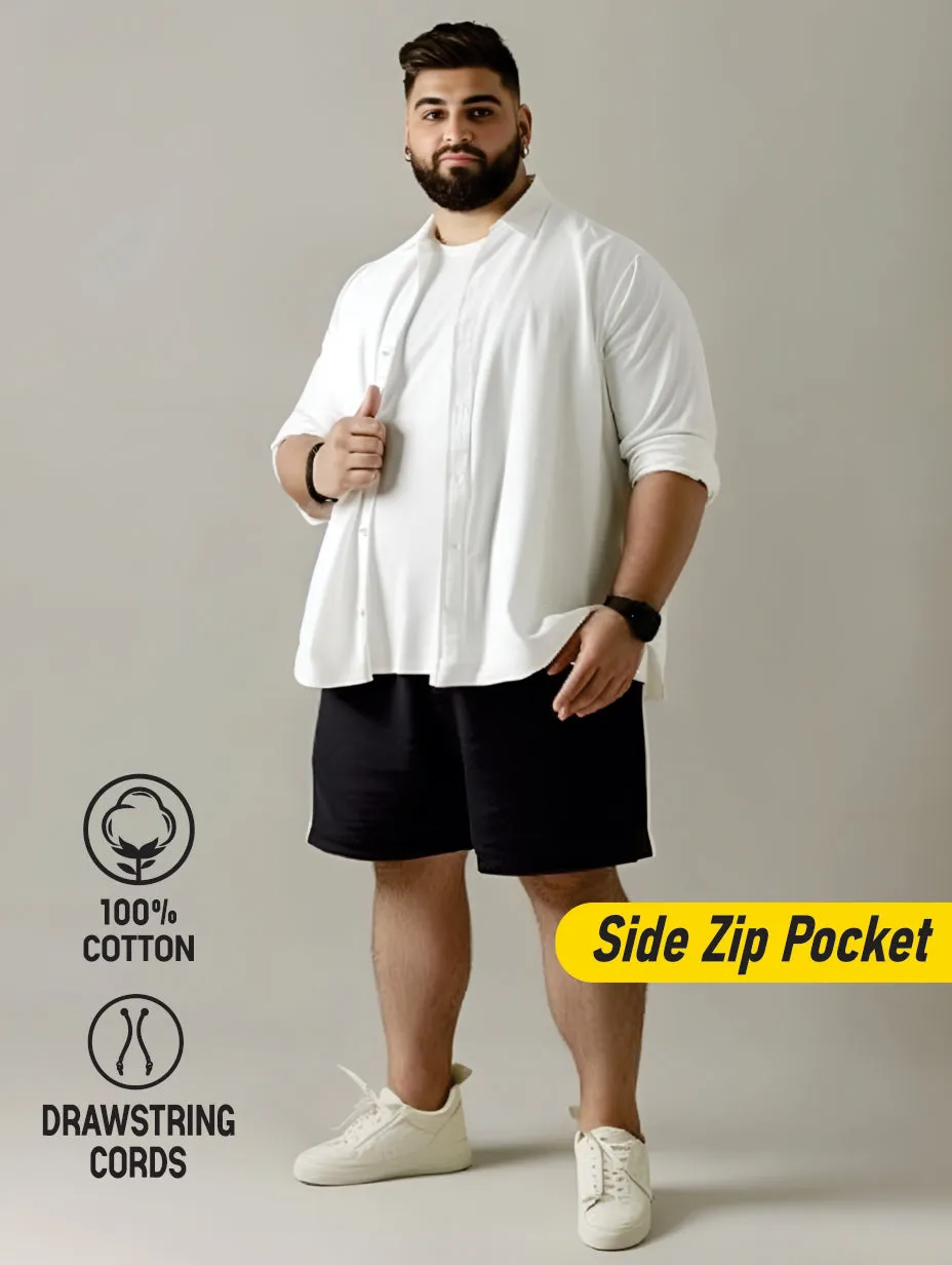 Pack of 3 cotton plus size shorts