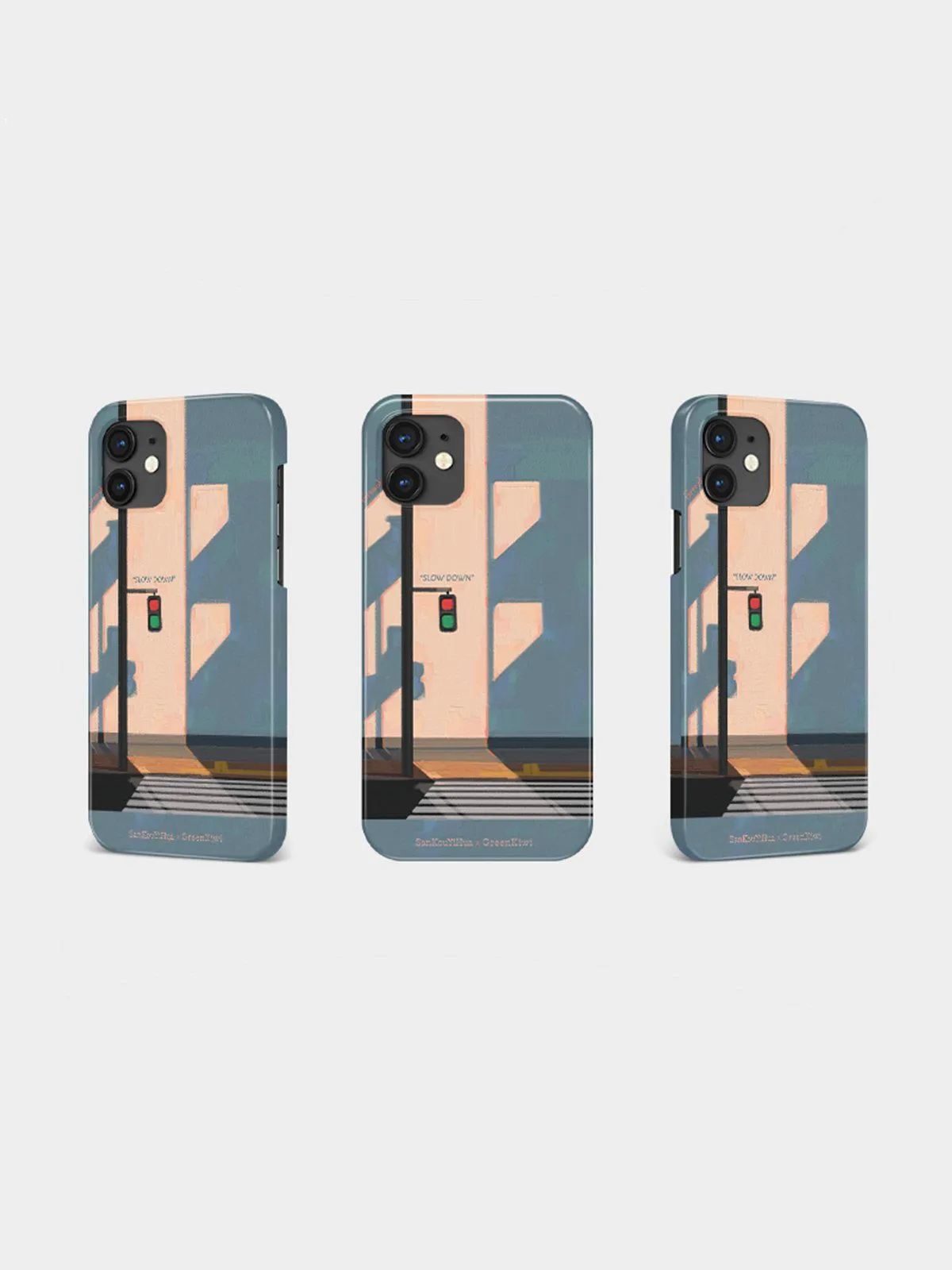 "Pedestrian Intersection" iPhone Case