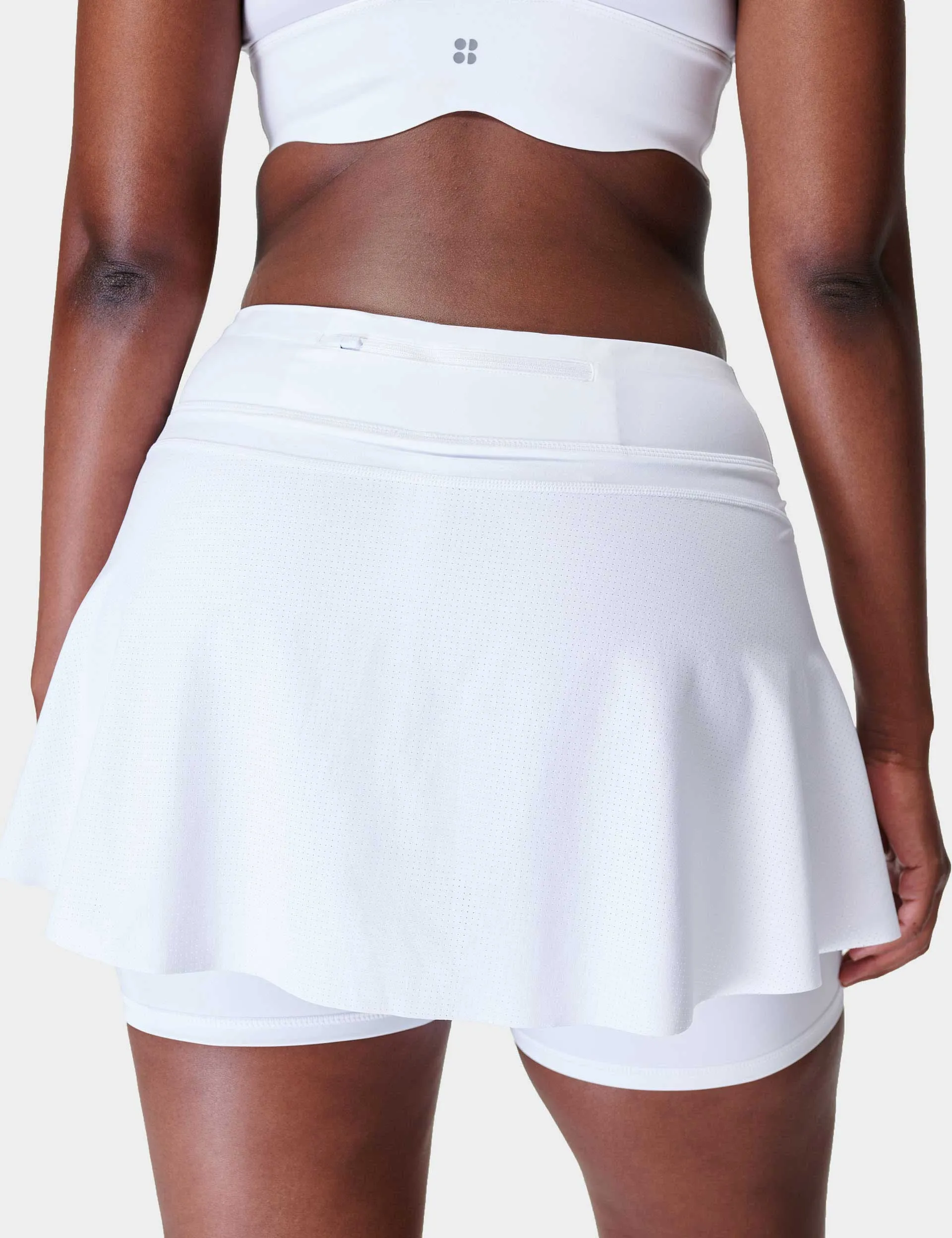 Swift Running Skort - White