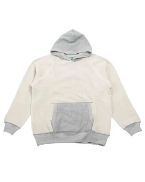 The Real McCoy's MC22005 Thermal Sweatshirt (Two-Tone) Grey