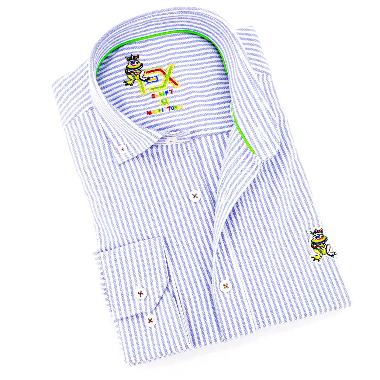 The Softest Stripe - Colores Edition FROG Shirt - Dusk Blue