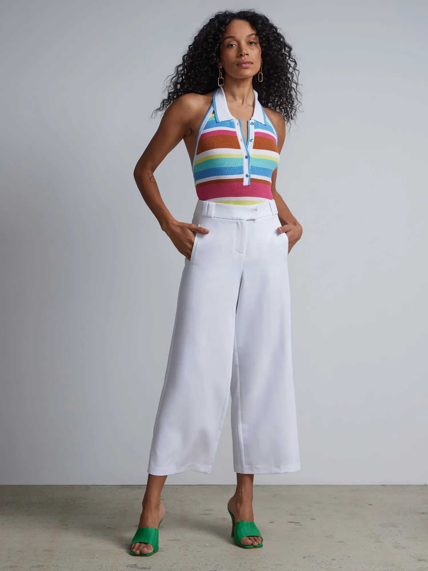 Wide Leg Crop Pants