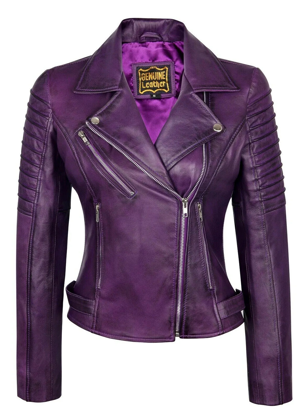 Women’s Biker Leather Jacket