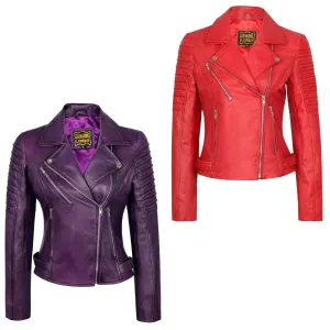 Women’s Biker Leather Jacket